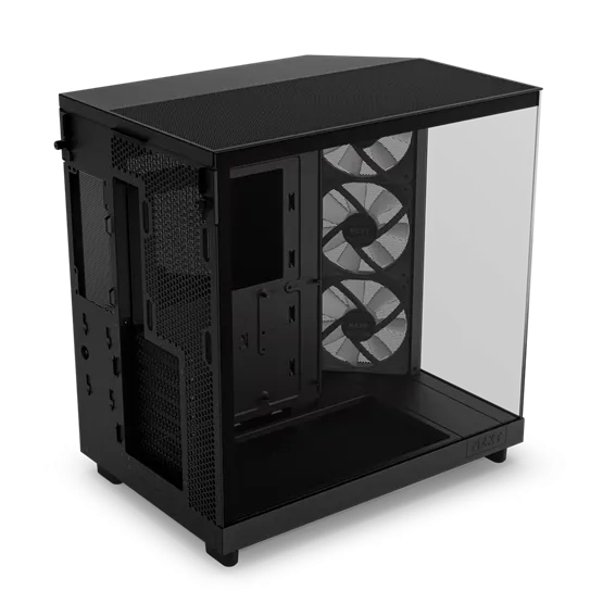 NZXT H6 Flow RGB (2023) fekete (táp nélküli) ablakos ATX ház - Image 3