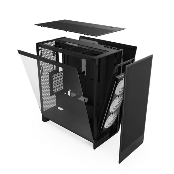 HÁZ NZXT Midi - H7 Flow RGB - Matt fekete - CM-H72FB-R1 - Image 5