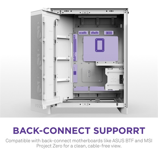 HÁZ NZXT Midi - H9 Flow (2025) - Matt fehér - CM-H92FW-01 - Image 7