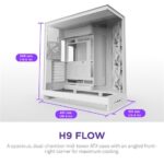 HÁZ NZXT Midi - H9 Flow (2025) - Matt fehér - CM-H92FW-01 - Image 9