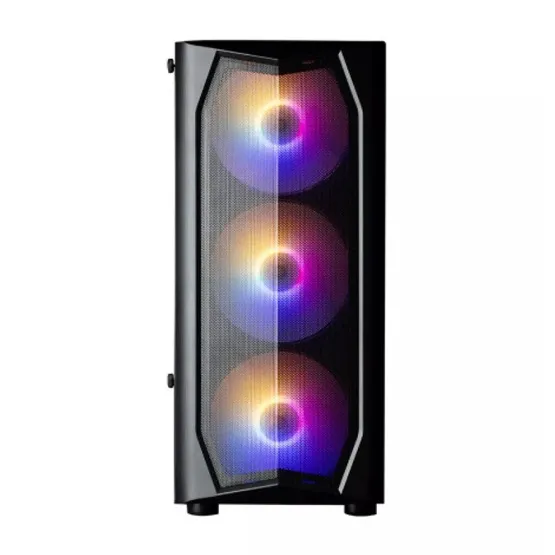 Zalman N4 REV.1 fekete (táp nélküli) ablakos ATX ház