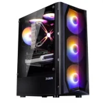 Zalman N4 REV.1 fekete (táp nélküli) ablakos ATX ház - Image 3