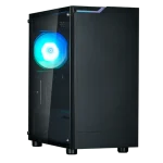 Zalman T4 PLUS Black fekete (táp nélküli) ablakos mATX ház