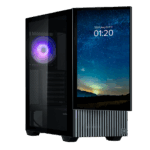 Zalman Z10 DS fekete (táp nélküli) 15" LED Kijelzős ablakos ATX ház - Image 2