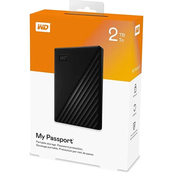 HDD EXT 2,5" WD My Passport 2TB NEW! - Black - WDBYVG0020BBK-WESN - Image 5
