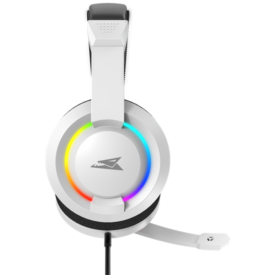 HDP Baracuda BGH-021W HYDRA-W gamer fejhallgató mikrofonnal - RGB - fehér - Image 4