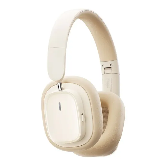 Baseus Bowie H1i Noise Cancelling Wireless Headphones vezeték nélküli fejhallgató, fehér - Image 2