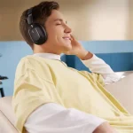 Baseus Bowie H1i Noise Cancelling Wireless Headphones vezeték nélküli fejhallgató, fekete - Image 5