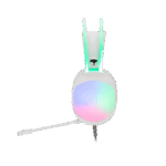 HDP MARVO Lumi 40 vezetékes fejhallgató - fehér - RGB világítás - Image 4