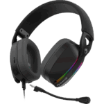 HDP MARVO Pulz 70S vezetékes fejhallgató - fekete - RGB világítás - Image 3