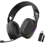 HDP MARVO Pulz 70W vezeték nélküli fejhallgató - fekete - RGB világítás - Image 2