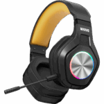 HDP MARVO Pulz 80W vezeték nélküli fejhallgató - fekete - RGB világítás