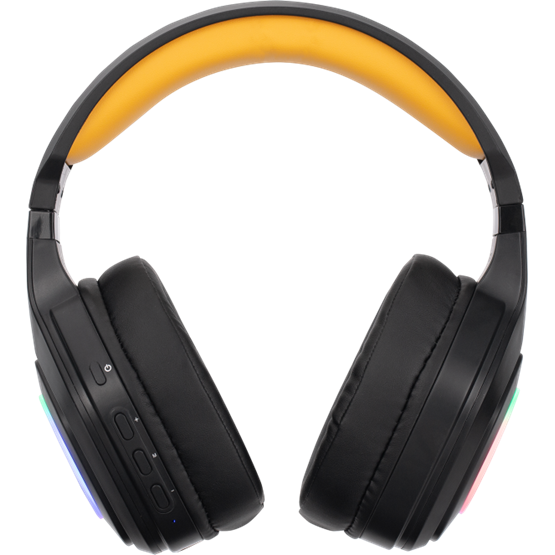 HDP MARVO Pulz 80W vezeték nélküli fejhallgató - fekete - RGB világítás - Image 3