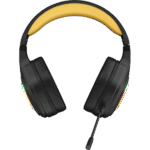 HDP MARVO Pulz 80W vezeték nélküli fejhallgató - fekete - RGB világítás - Image 4