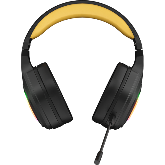 HDP MARVO Pulz 80W vezeték nélküli fejhallgató - fekete - RGB világítás - Image 4