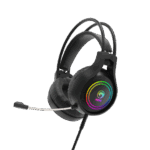 HDP MARVO Tactic 30 vezetékes fejhallgató - fekete - RGB világítás