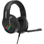 HDP MARVO Tactic 40 vezetékes fejhallgató - fekete - RGB világítás - Image 4