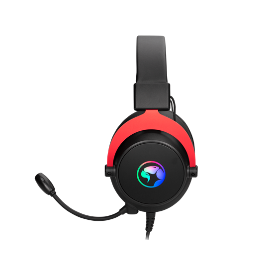 HDP MARVO Tactic 70 vezetékes fejhallgató - fekete - RGB világítás - Image 2