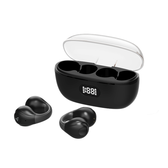 HDP SBOX EB-OWS14-B bluetooth v5.3 earbuds fülhallgató mikrofonnal - BR+EDR+BLE - fekete - Image 1