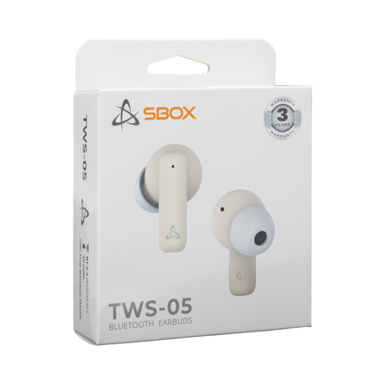HDP SBOX EB-TWS05-BE bluetooth v5.4 in-ear fülhallgató mikrofonnal - BR+EDR+BLE - bézs - Image 7