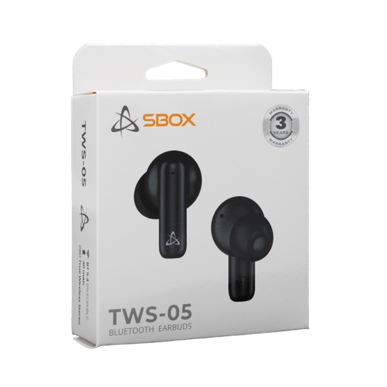 HDP SBOX EB-TWS05-B bluetooth v5.4 in-ear fülhallgató mikrofonnal - BR+EDR+BLE - fekete - Image 8