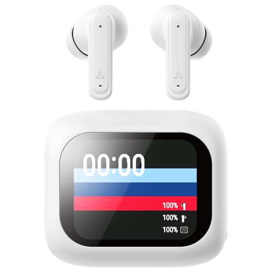 HDP SBOX EB-TWS08-W bluetooth v5.4 in-ear fülhallgató touch kijelzővel és mikrofonnal - BR+EDR+BLE - fehér - Image 2