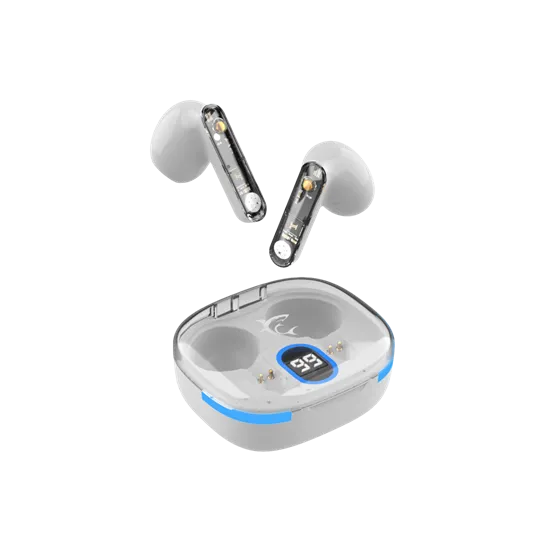 HDP White Shark GEB-TWS37W HYPERBEAT-W bluetooth fülhallgató mikrofonnal - fehér