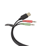 HDP White Shark GH-2140 OX/RGB gamer fejhallgató mikrofonnal - fekete - Image 12