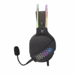 HDP White Shark GH-2140 OX/RGB gamer fejhallgató mikrofonnal - fekete - Image 11