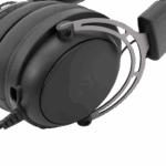 HDP White Shark GH-2341B/G GORILLA  gamer fejhallgató mikrofonnal - fekete/ezüst - Image 4