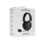 HDP White Shark GH-2341B/R GORILLA  gamer fejhallgató mikrofonnal - fekete/piros - Image 7