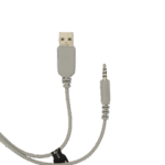 HDP White Shark GH-2342-W FIREFLY gamer fejhallgató mikrofonnal - fehér - Image 5