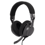 HDP White Shark GH-2440B PARROT gamer fejhallgató mikrofonnal - fekete