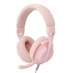 HDP White Shark GH-2440P PARROT gamer fejhallgató mikrofonnal - rózsaszín