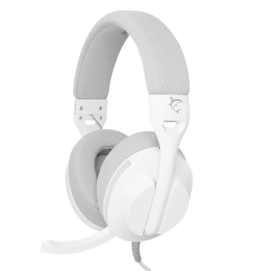 HDP White Shark GH-2440W/G PARROT gamer fejhallgató mikrofonnal - fehér/szürke
