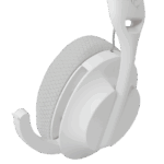 HDP White Shark GH-2441W FALCON-W vezeték nélküli gamer fejhallgató mikrofonnal - fehér - Image 4