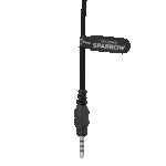 HDP White Shark GH-2443B SPARROW gamer fejhallgató mikrofonnal - fekete - Image 6