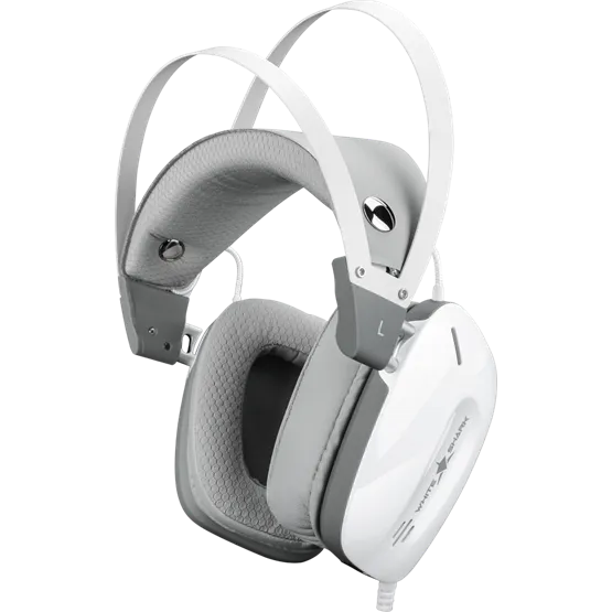 HDP White Shark GH-2446W GOTTAN vezeték nélküli gamer fejhallgató mikrofonnal - fehér - Image 3