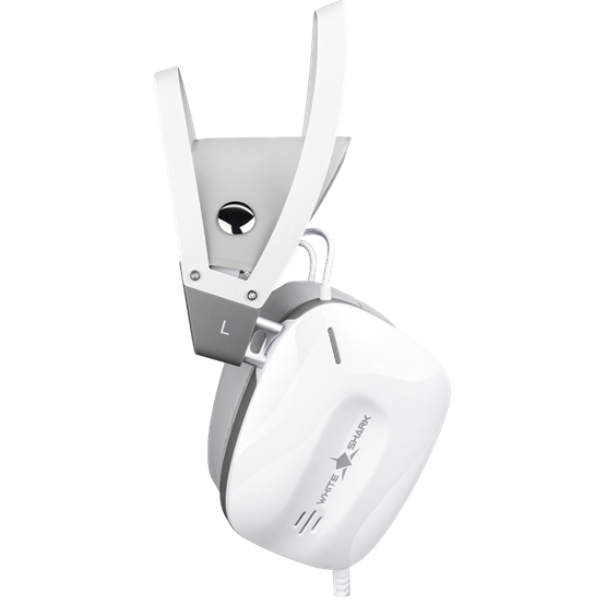 HDP White Shark GH-2446W GOTTAN vezeték nélküli gamer fejhallgató mikrofonnal - fehér - Image 5