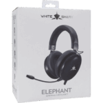 HDP White Shark GH-2540B ELEPHANT vezetékes gamer fejhallgató mikrofonnal - fekete - Image 5