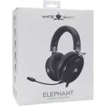 HDP White Shark GH-2540B ELEPHANT vezetékes gamer fejhallgató mikrofonnal - fekete - Image 5