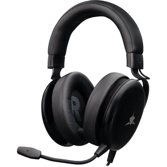 HDP White Shark GH-2540B ELEPHANT vezetékes gamer fejhallgató mikrofonnal - fekete - Image 1