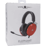 HDP White Shark GH-2540R ELEPHANT vezetékes gamer fejhallgató mikrofonnal - piros - Image 5