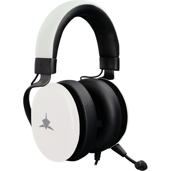 HDP White Shark GH-2540W ELEPHANT vezetékes gamer fejhallgató mikrofonnal - fehér - Image 3