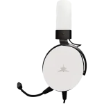 HDP White Shark GH-2540W ELEPHANT vezetékes gamer fejhallgató mikrofonnal - fehér - Image 2