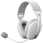 HDP White Shark GH-2442W BUTTERFLY vezeték nélküli gamer fejhallgató mikrofonnal - fehér