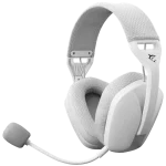 HDP White Shark WGH-2442W BUTTERFLY vezeték nélküli gamer fejhallgató mikrofonnal - fehér