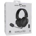 HDP White Shark WGH-2443B GORILLA vezeték nélküli gamer fejhallgató mikrofonnal - fekete - Image 10