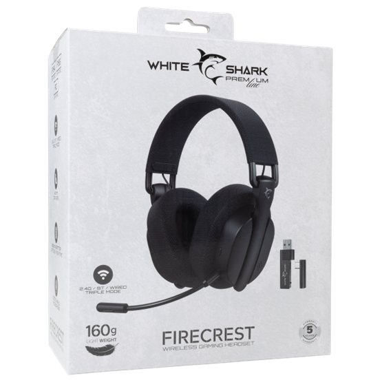 HDP_White_Shark_WGH-2444B_FIRECREST_vezetek_nelkuli_gamer_fejhallgato_mikrofonnal_-_fekete-i742059.png HDP White Shark WGH-2444B FIRECREST vezeték nélküli gamer fejhallgató mikrofonnal - fekete - Image 9