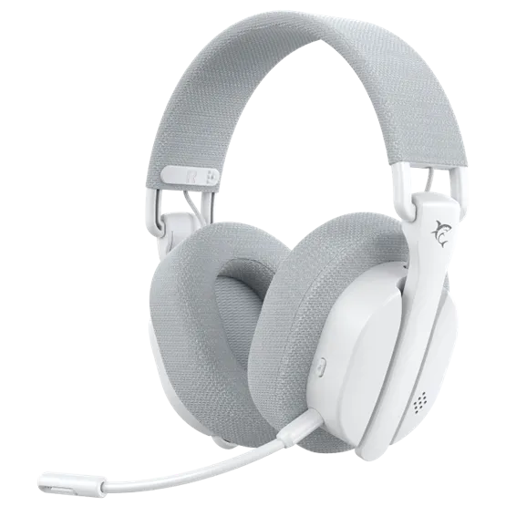 HDP White Shark WGH-2444W FIRECREST vezeték nélküli gamer fejhallgató mikrofonnal - fehér